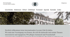 Desktop Screenshot of lyceumclubsg.ch